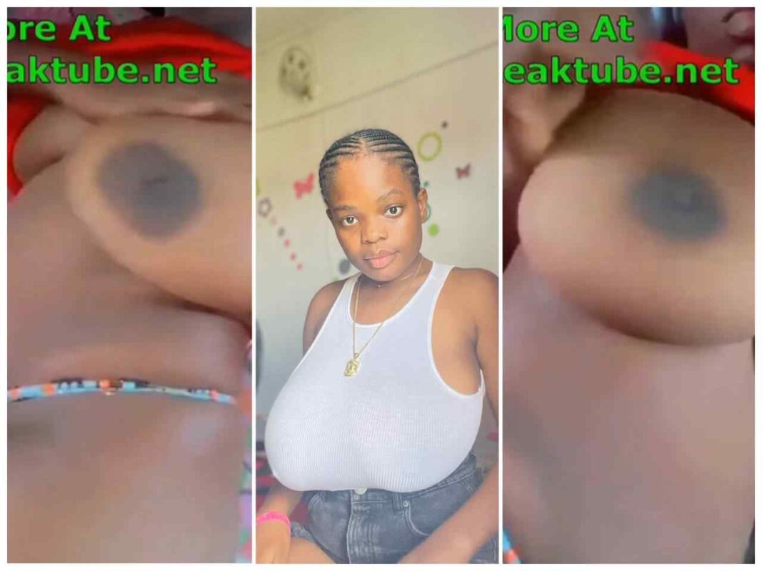 Instagram Influencer Osato_Money Playing With Her Big Boobs | LEAKTUBE